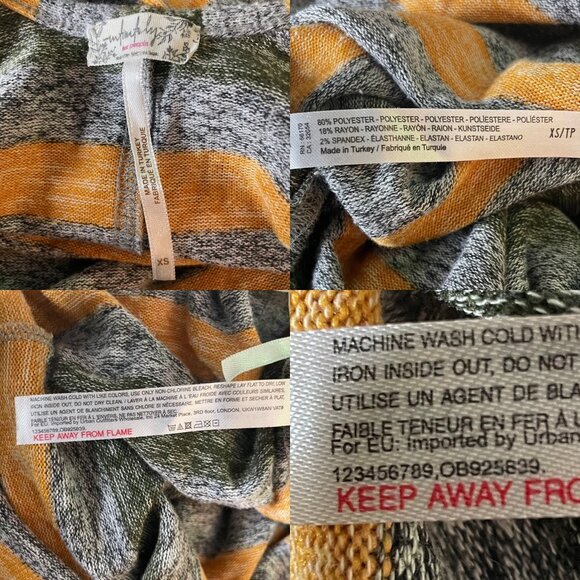 Intimately Free People Back in the Game Striped Sleeveless Jumpsuit Women's XS - Picture 6 of 8